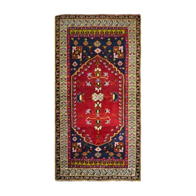 Vintage Konya Karapınar Halısı 119x237 cm