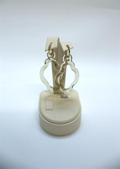 Wig Wag Gold Cam Küpe Murano