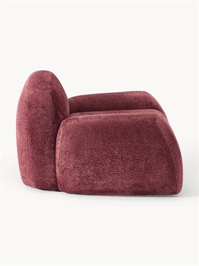 Wolke Teddy Bouclé Lounge Koltuğu Bordo