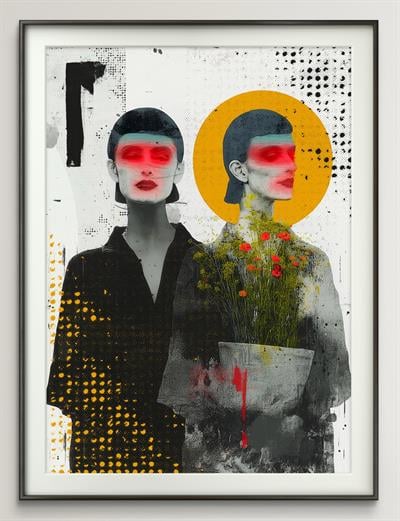 Woman with Flowers