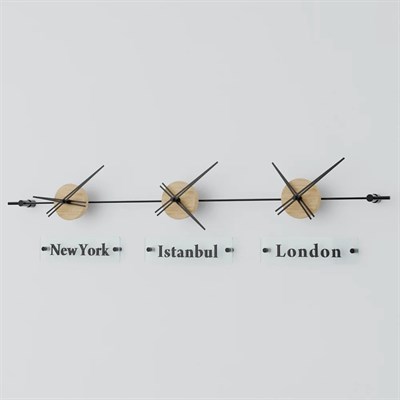 World Clock Duvar Saati