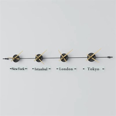 World Clock Duvar Saati