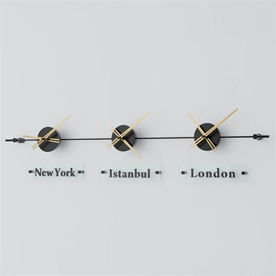 World Clock Duvar Saati