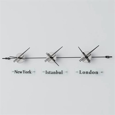 World Clock Duvar Saati