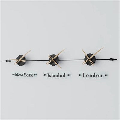 World Clock Duvar Saati
