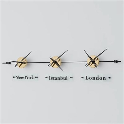 World Clock Duvar Saati