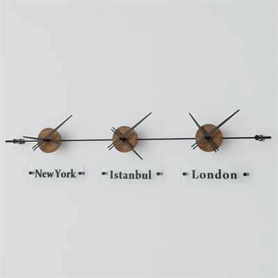 World Clock Duvar Saati