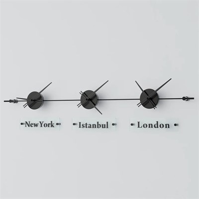 World Clock Duvar Saati