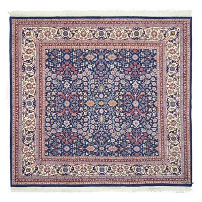 Yedi Dağın Çiçeği El Dokuma Kare Hereke Halısı 170x170 cm