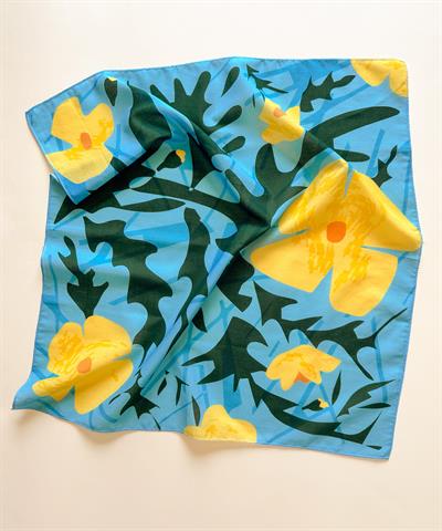 Yellow Poppins Bandana / Eşarp