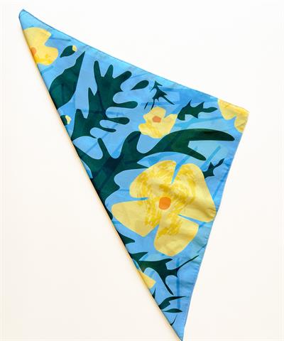 Yellow Poppins Bandana / Eşarp