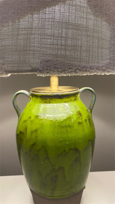 Yeşil Evenez Küp Abajur