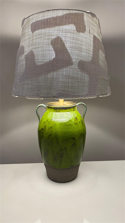 Yeşil Evenez Küp Abajur