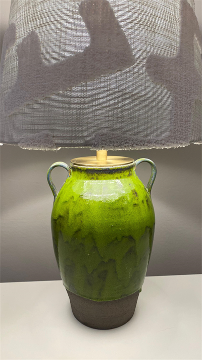 Yeşil Evenez Küp Abajur