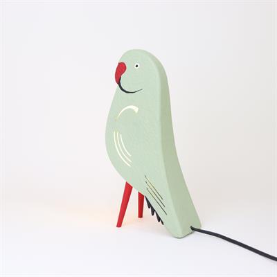 Yeşil Papağan Masa Lambası