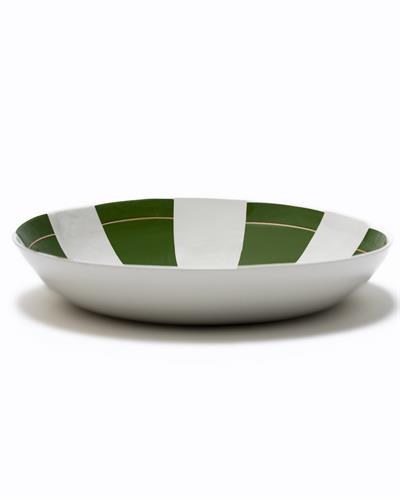 Yeşil Porselen Servis Kasesi