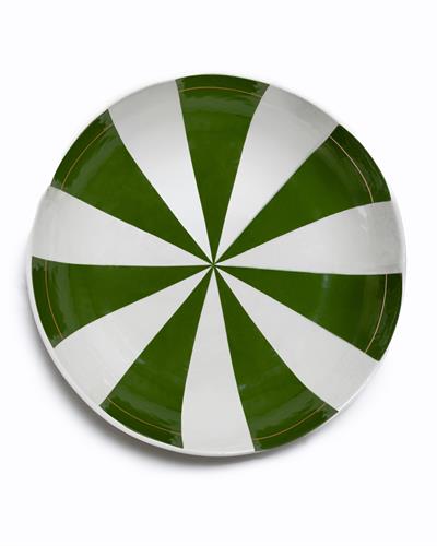 Yeşil Porselen Servis Kasesi