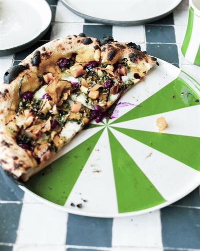 Yeşil Porselen Servis Tabağı