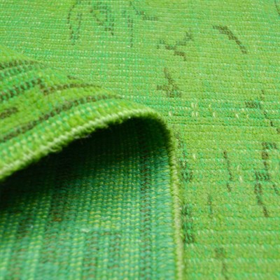 Yeşil Renk Vintage Isparta Halısı 150x230 cm