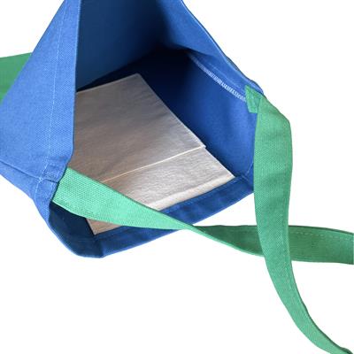 Yeşil/Mavi Totebag