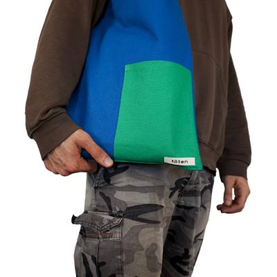 Yeşil/Mavi Totebag