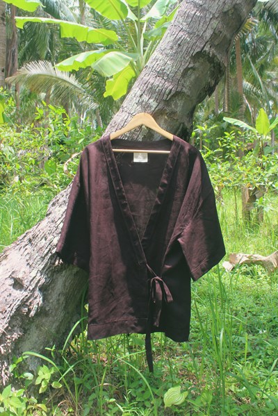 Yuan Brown Kimono
