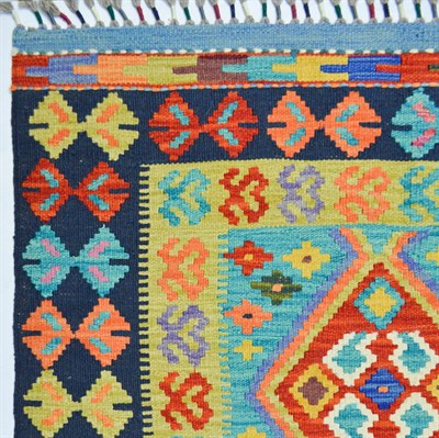 Yünden El Dokuma Afgan Kilim 100x150 cm