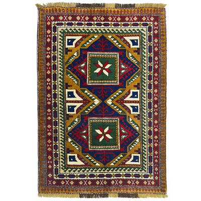 Yünden El Dokuma Kars Halısı 126x182 cm