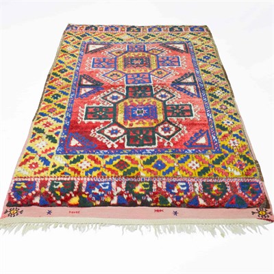 Yünden El Dokuma Vintage Konya Yatak Halısı 120x180 cm