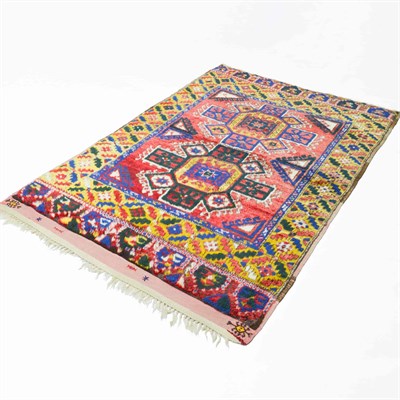 Yünden El Dokuma Vintage Konya Yatak Halısı 120x180 cm