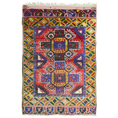 Yünden El Dokuma Vintage Konya Yatak Halısı 120x180 cm