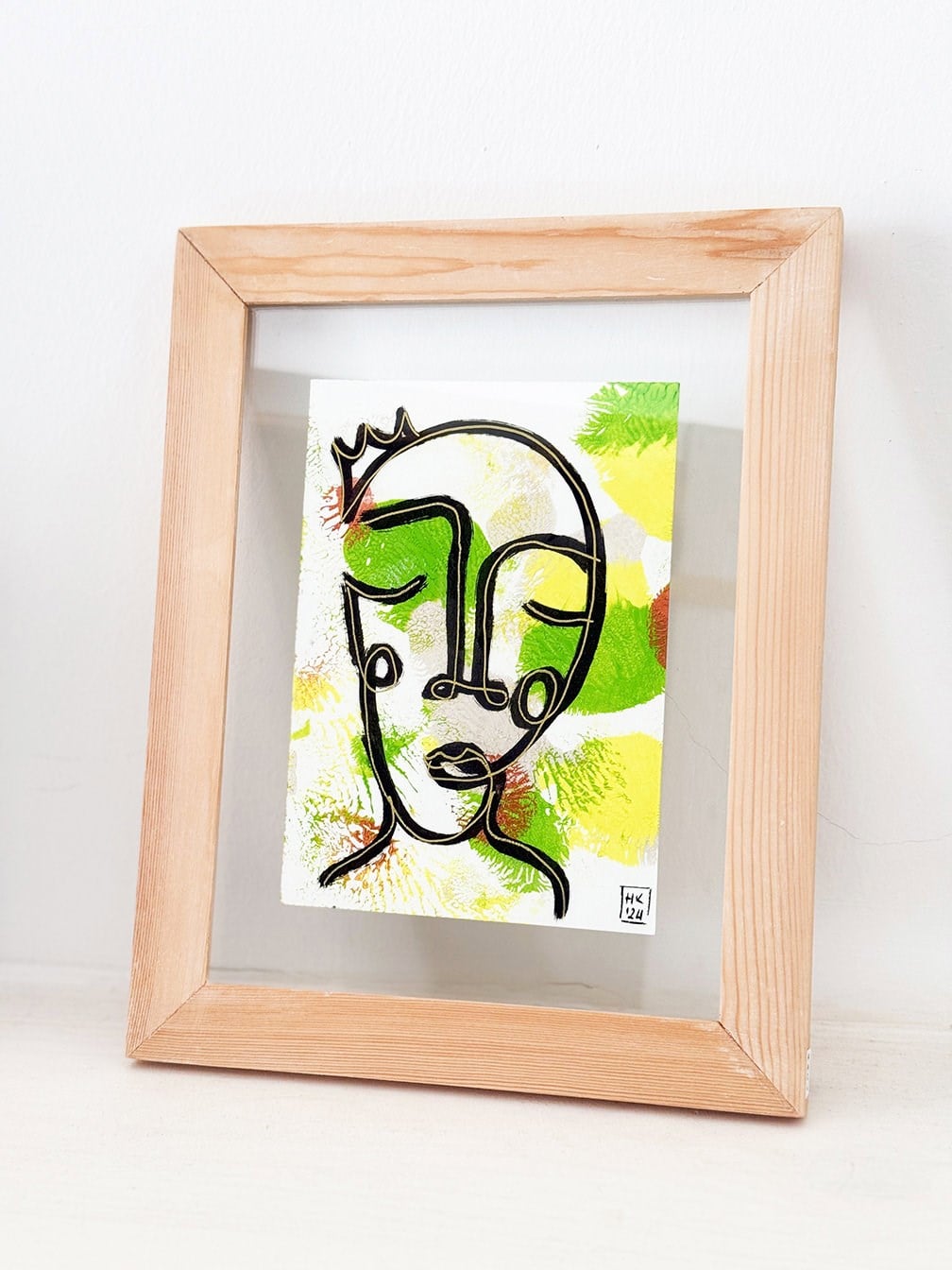 Ahşap Çerçeveli Resim | Orijinal İmzalı - 13