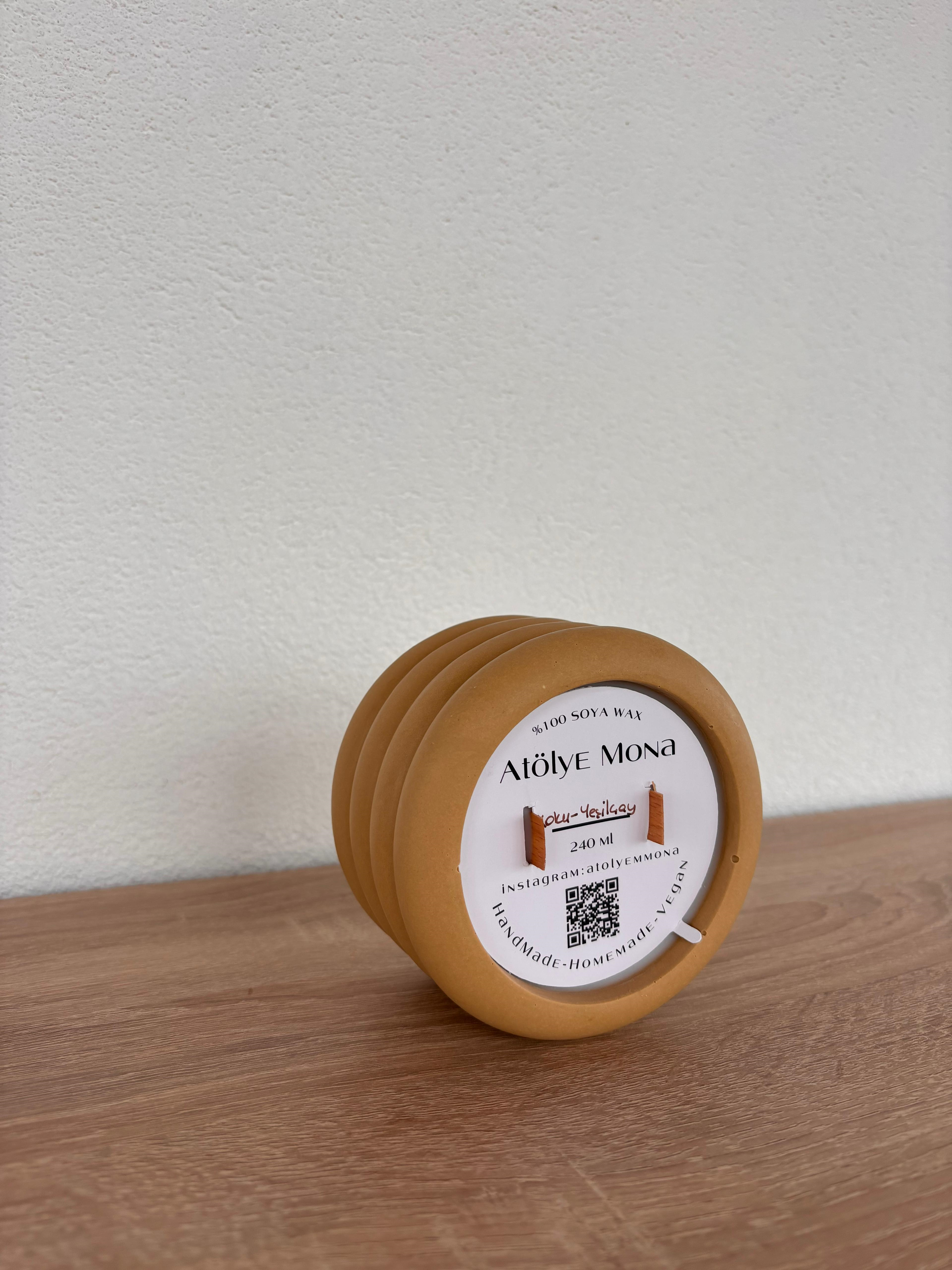 Atölye Mona Jesmonite Strato Mumluk