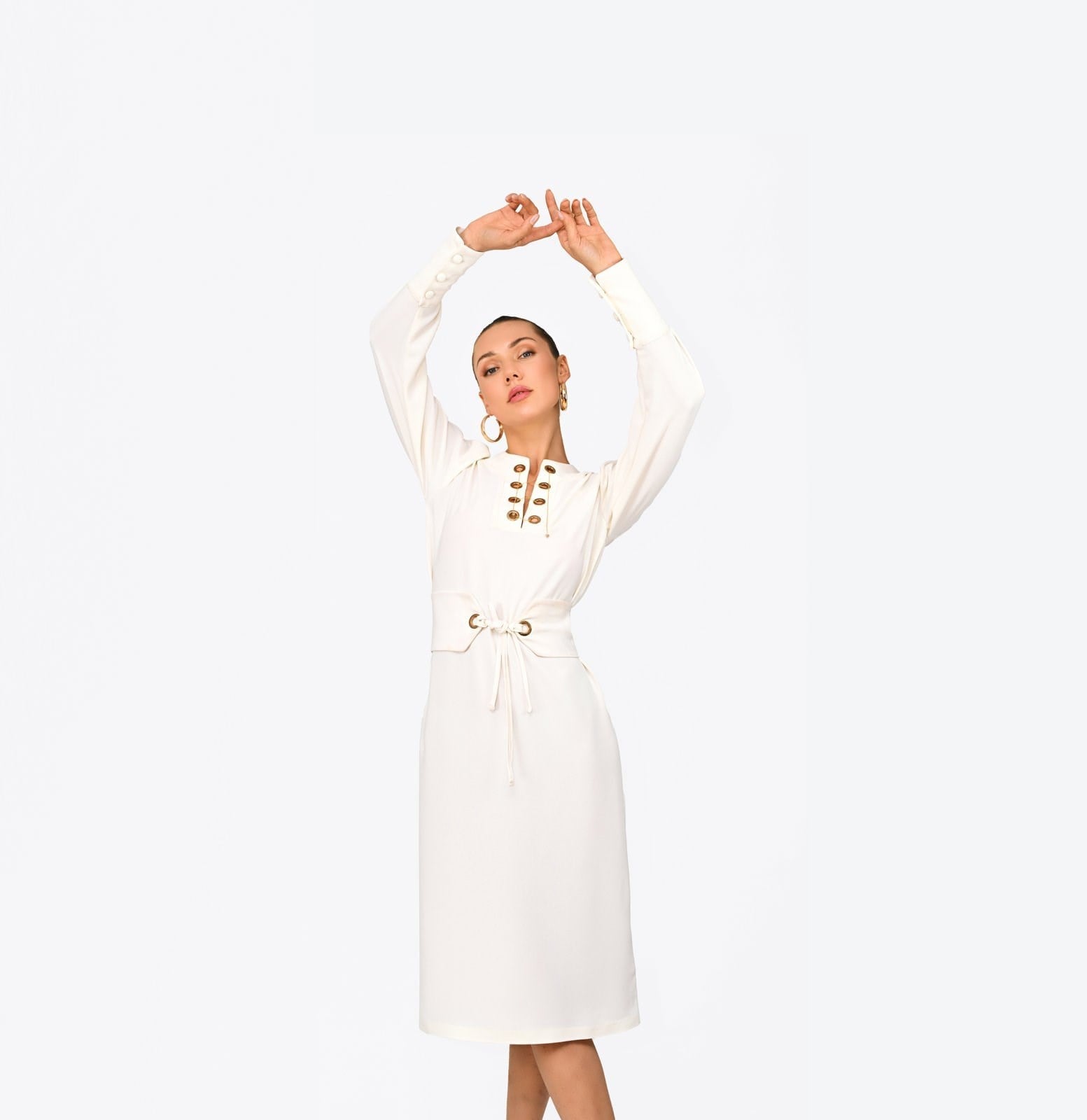 Auda Midi Dress 