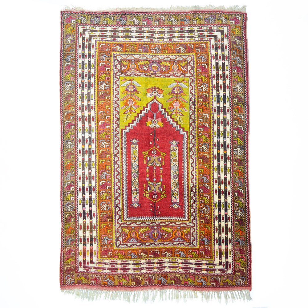Avanos Mihraplı Antika Halı 134x201 cm