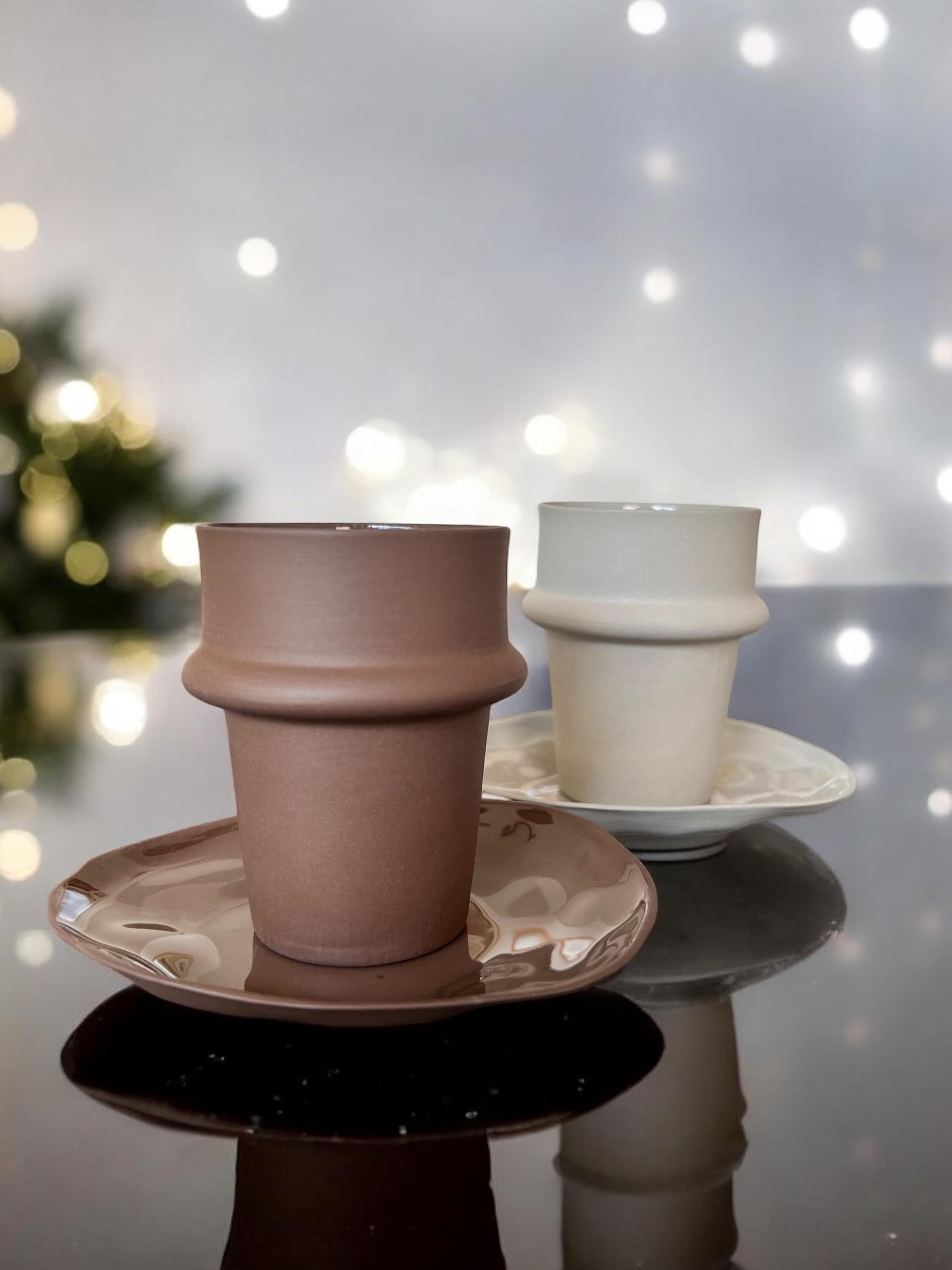 Başak Ceylaner / VIBURNUM -Kartopu Çiçeği- Porselen Bardak-170 ml