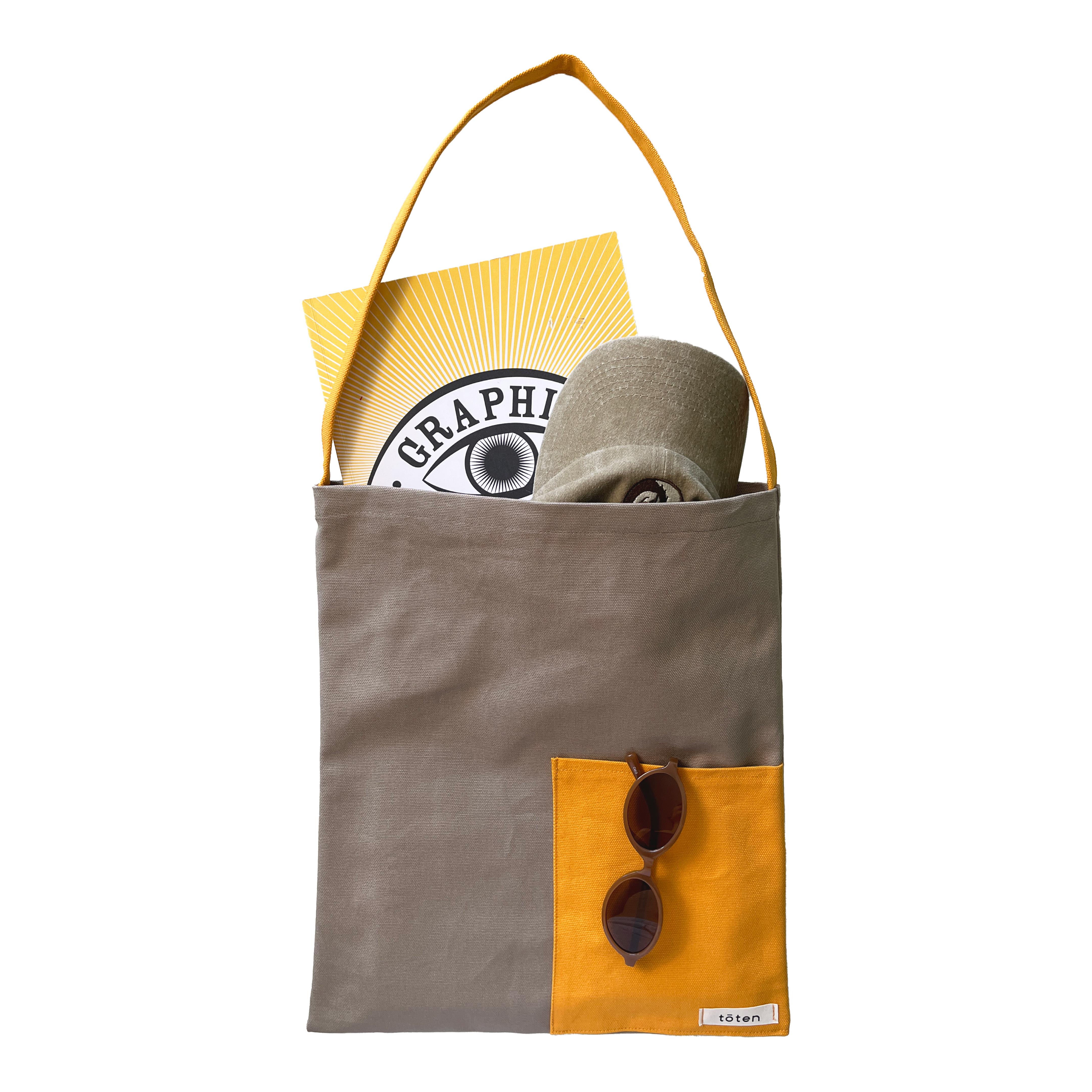 Bej/Sarı Totebag