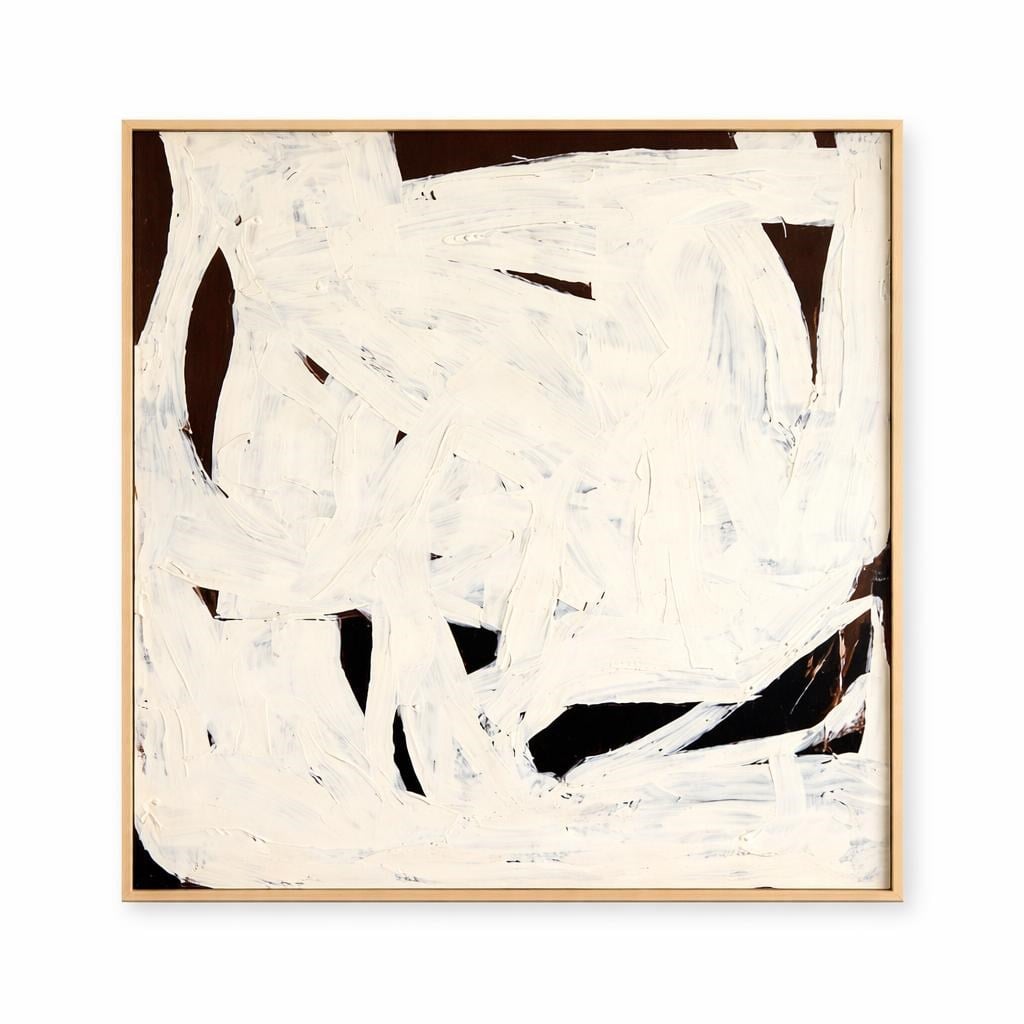 Beyazın Ritmi El Yapımı Tablo