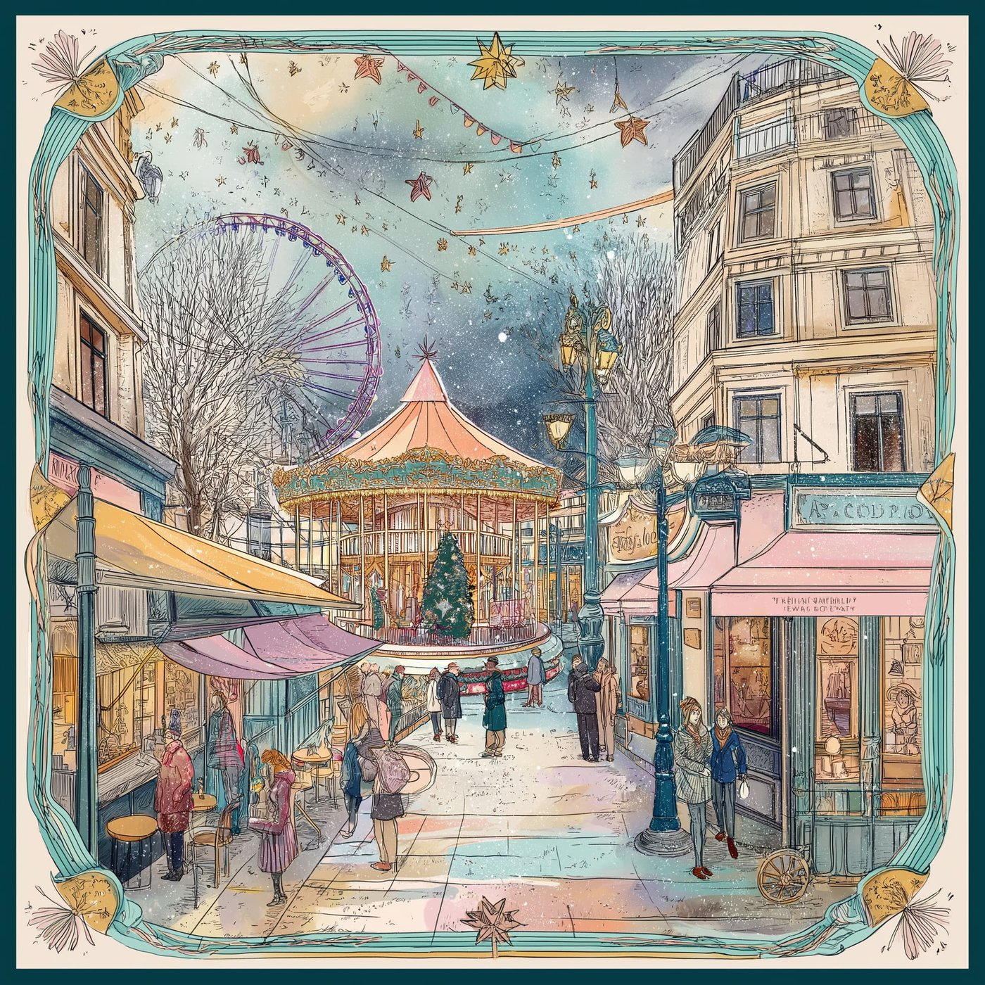 Carrousel d’Or İpek Fular | Pure Paris