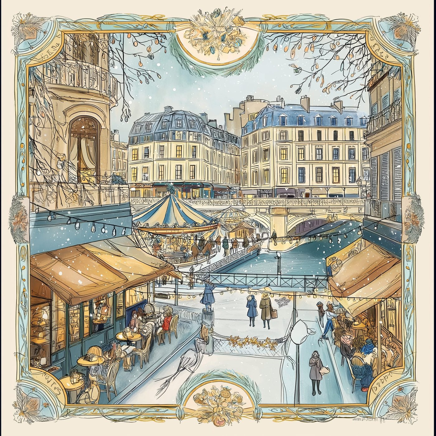 Carrousel des Rêves İpek Fular | Pure Paris