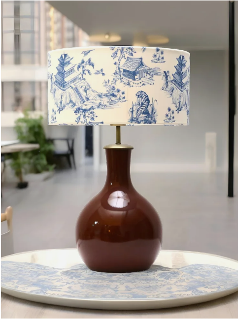 Chamonix El Yapımı Ahşap Abajur