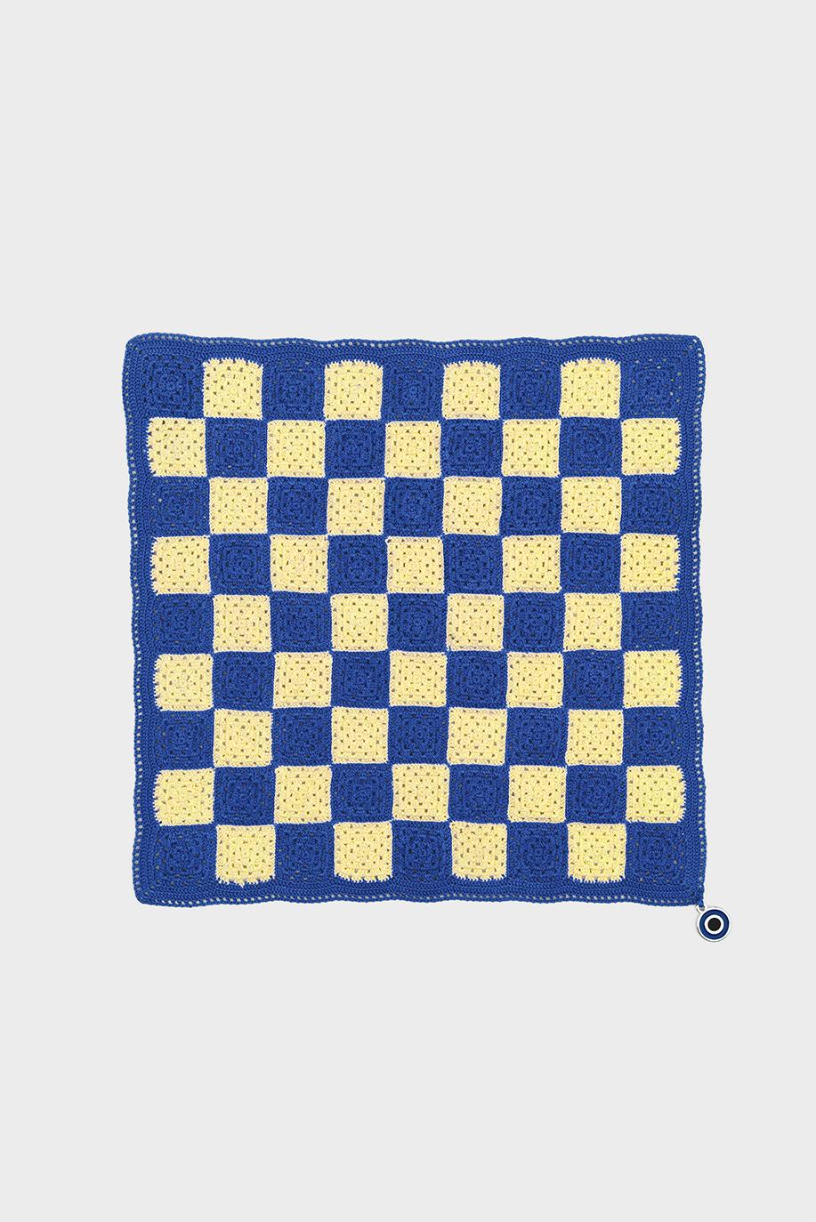 Checkered El İşi Dantel Örtü