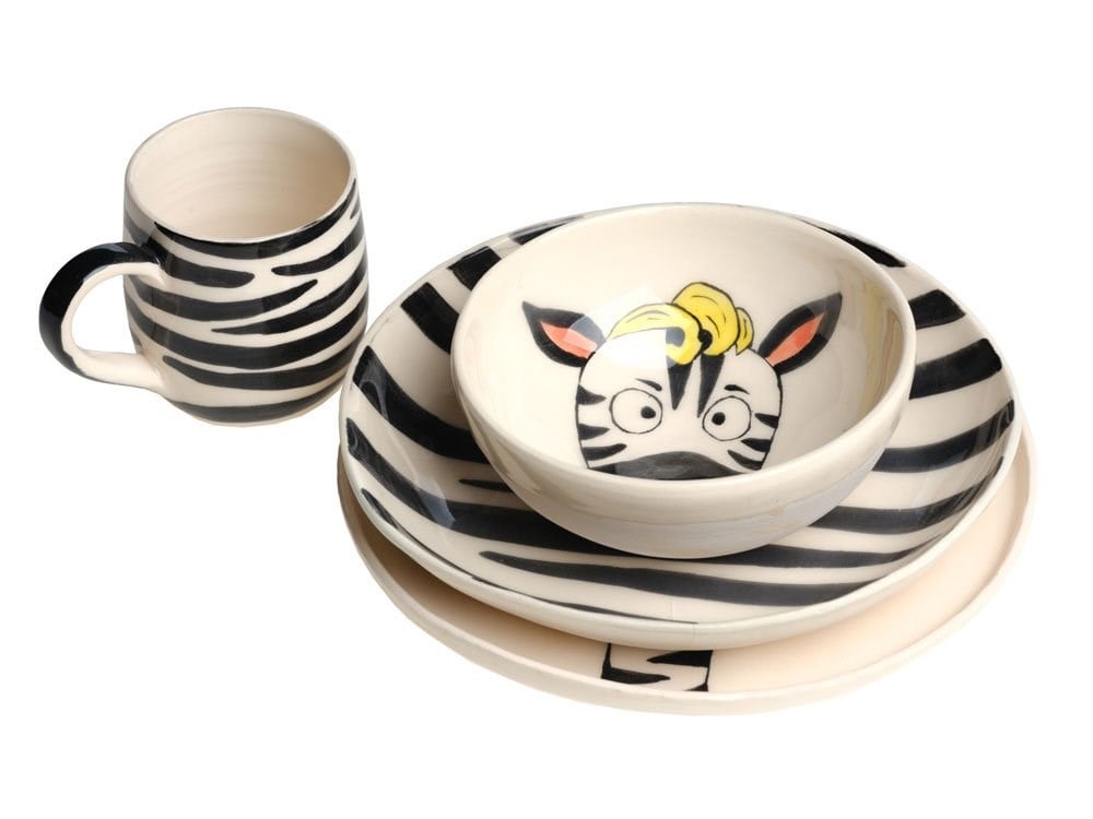 Çocuk Yemek Seti Zebra
