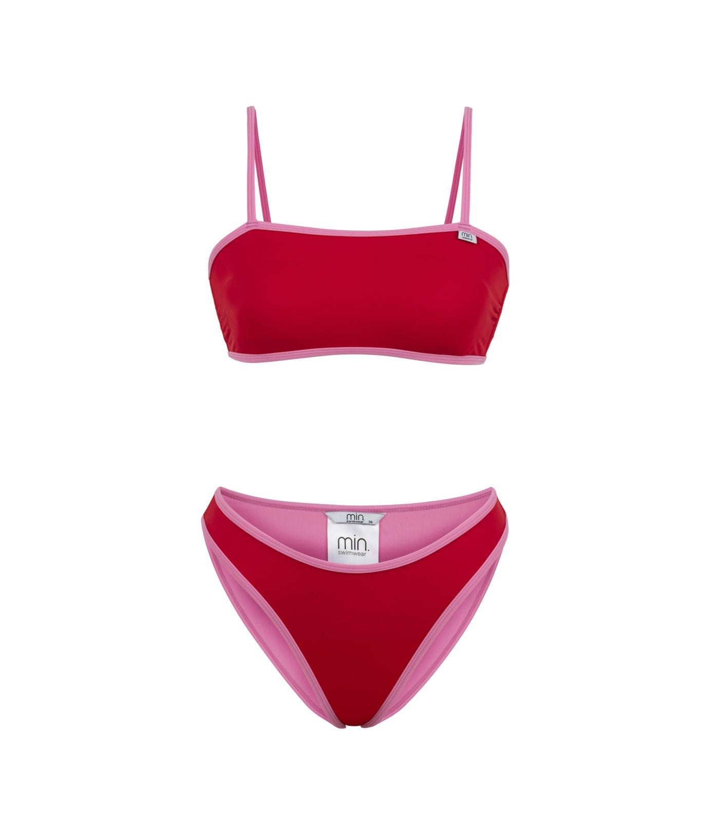 Düz Bikini Üstü - Kırmızı / Everywhere