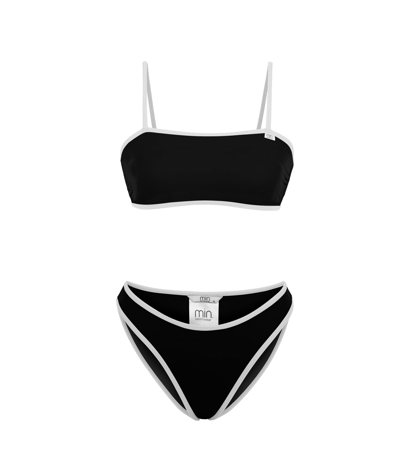 Düz Bikini Üstü - Siyah / Everywhere
