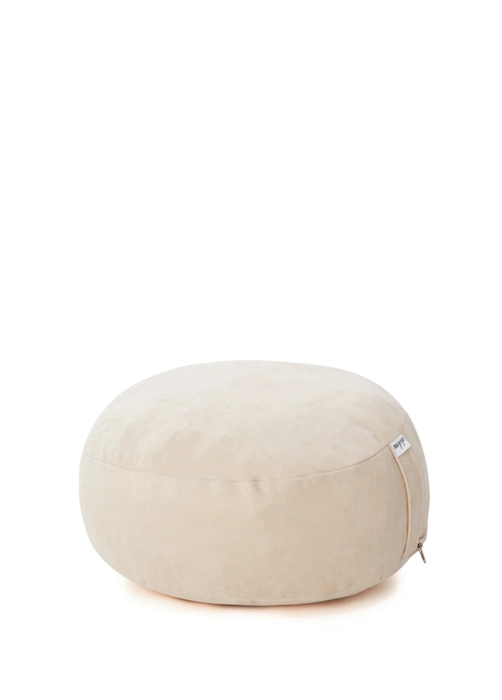 Ekru Meditasyon Minderi 40 Cm Çap