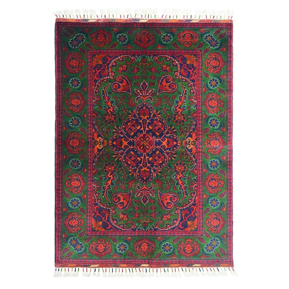 El Dokuma Afgan Bilicik Halısı 100x150 cm