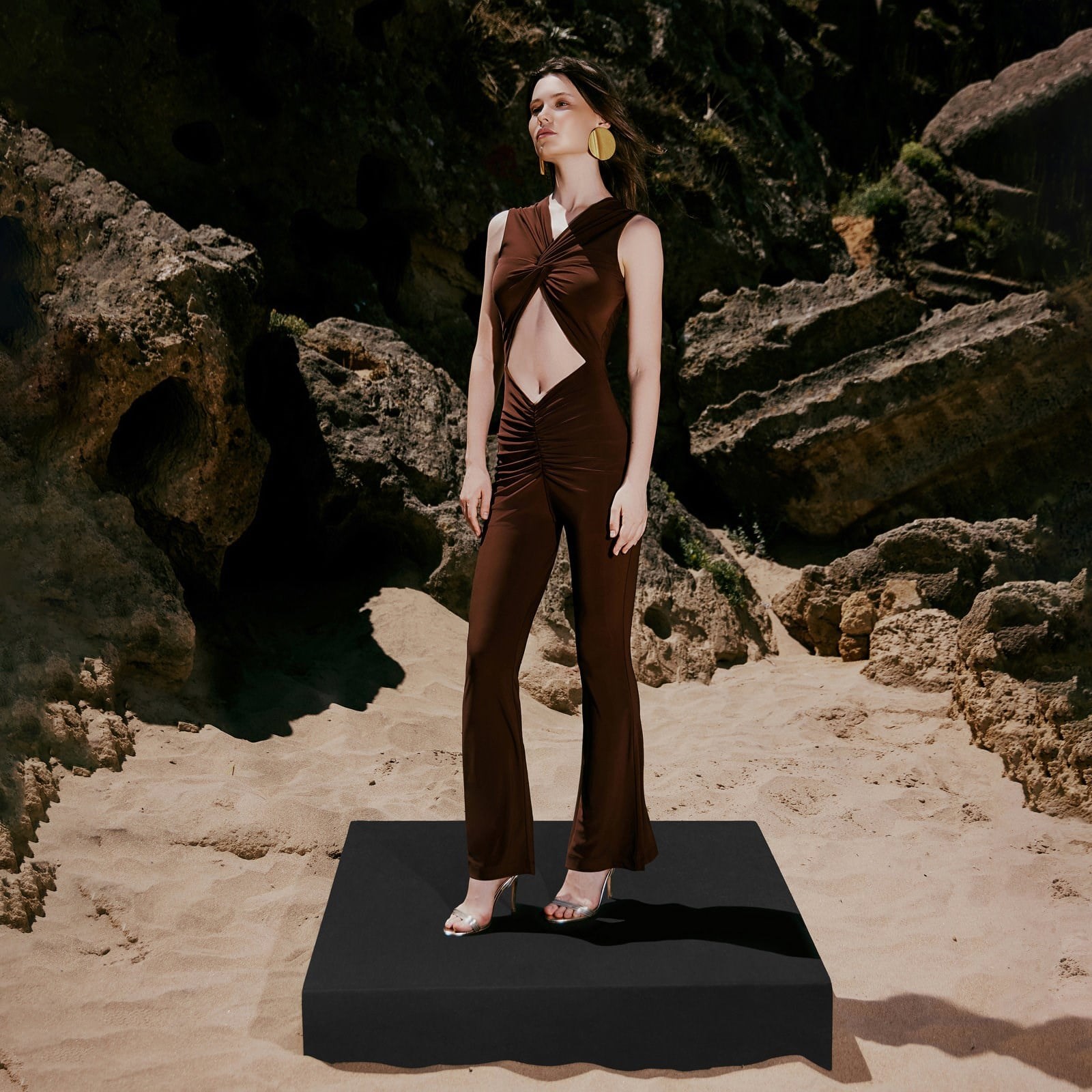Elva Ruched Jumpsuit