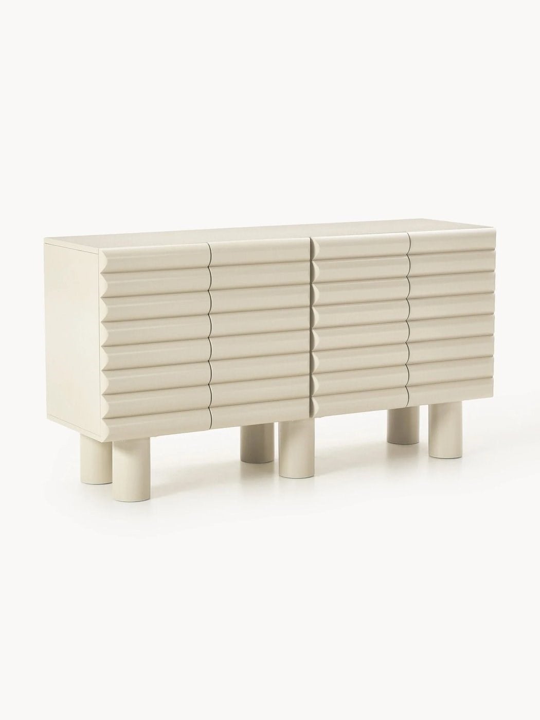 Fana Konsol 150 cm Modern Tasarım Bej MDF