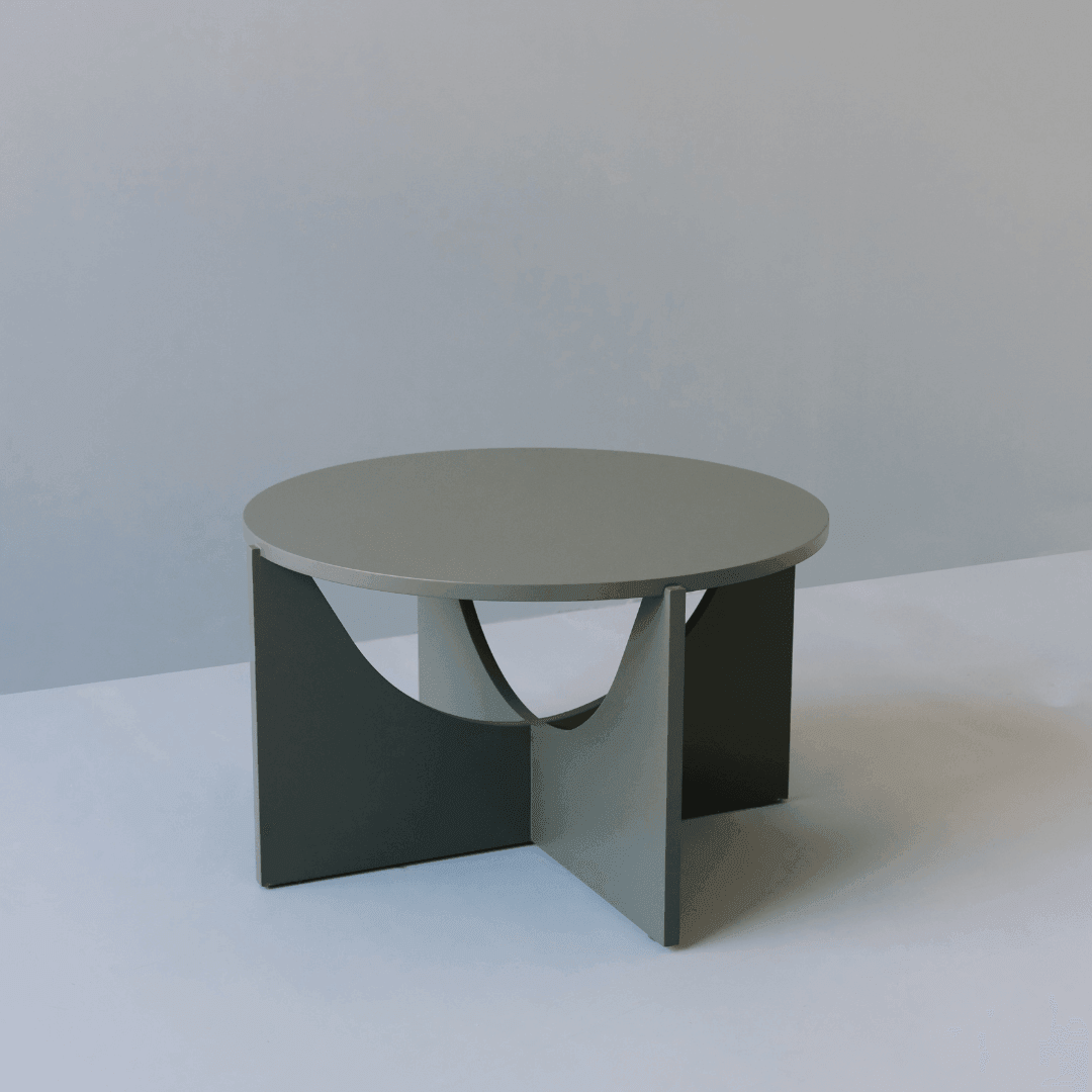 Flat Lacquer Medium Sehpa